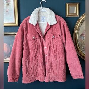 Shearling Corduroy Jacket